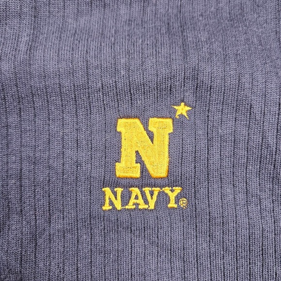 Vintage Navy Midshipmen Nike Golf Sweater Vest Mens Size XL Blue Preppy Athletic - Picture 2 of 9